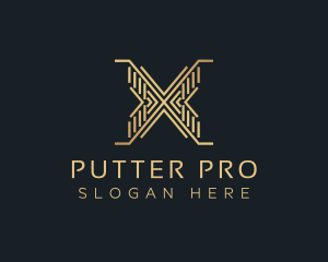 Luxury Premium Firm Letter X logo design