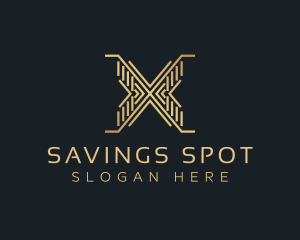 Luxury Premium Firm Letter X logo design