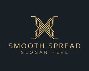 Luxury Premium Firm Letter X logo design