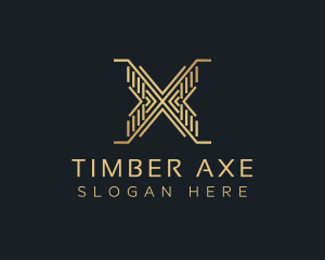 Luxury Premium Firm Letter X logo design