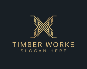 Luxury Premium Firm Letter X logo design