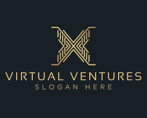 Luxury Premium Firm Letter X logo design