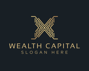 Capital - Luxury Premium Firm Letter X logo design
