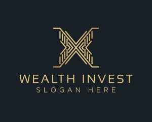 Invest - Luxury Premium Firm Letter X logo design
