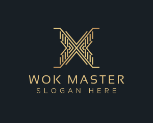 Luxury Premium Firm Letter X logo design