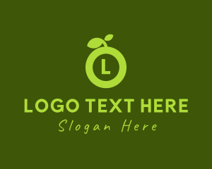 Letter - Organic Seedling Plant logo design