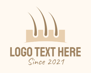 Hair Loss - Skin Care Dermatology logo design