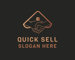 Sell - Housing Deal Realty logo design