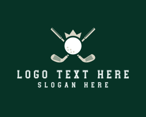 Golf Club Crown logo design