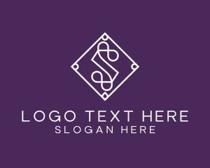 Ornate Classic Tile Logo