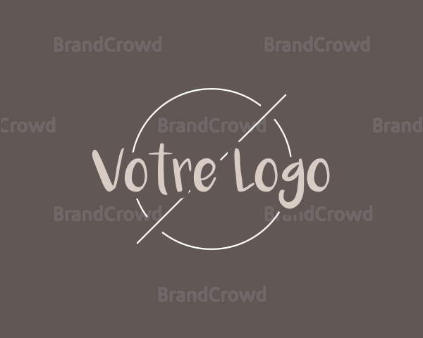 Brown Generic Circle Logo