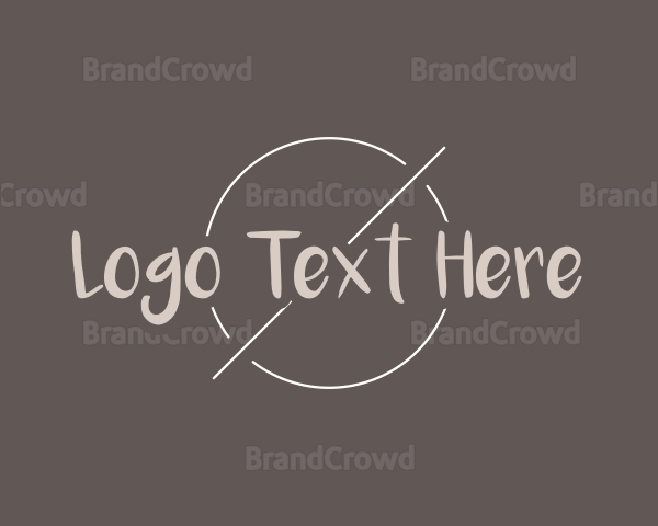 Brown Generic Circle Logo