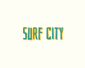 Tropical Island Surf logo design