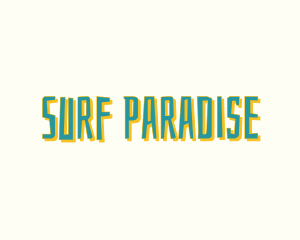 Tropical Island Surf logo design