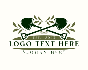 Environment - Shovel Garden Landscaping logo design