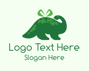 Package - Dino Toy Present logo design