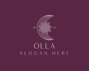 Floral Moon Skincare Logo