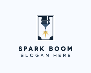 Industrial Laser Machine logo design