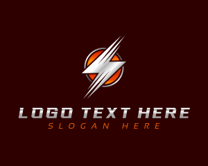 Thunderbolt - Power Lightning Electricity logo design