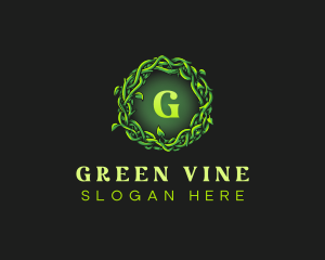 Vine - Vine Wreath Leaves logo design