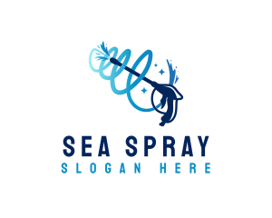 Cleaning Pressure Washer logo design