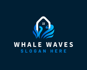 Wave Beach House logo design