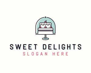 Cake Bakery Dessert logo design