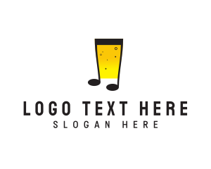 Musical Note - Musical Note Beer logo design