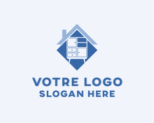 House Cabinet Furniture Logo