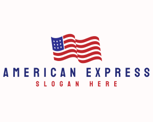 American Flag Heritage logo design