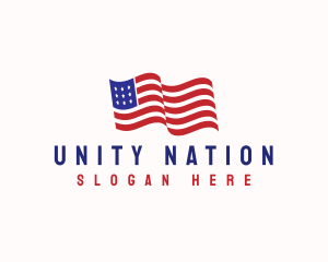 American Flag Heritage logo design