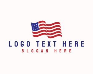 American Flag Heritage Logo