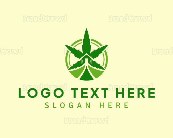 Marijuana Agricultural Farm Logo