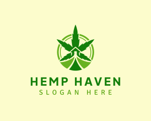 Marijuana Agricultural Farm logo design