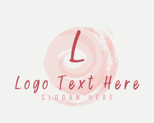 Script - Feminine Watercolor Fashion logo design