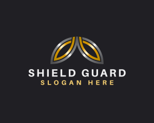 Golden - Silver Gold Metallic Leaf logo design