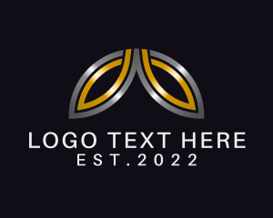 Metal - Metallic  Abstract Firm logo design