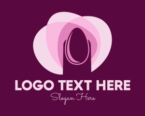 Nail Polish Design Logo