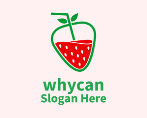 Strawberry Fruit Juice  Logo