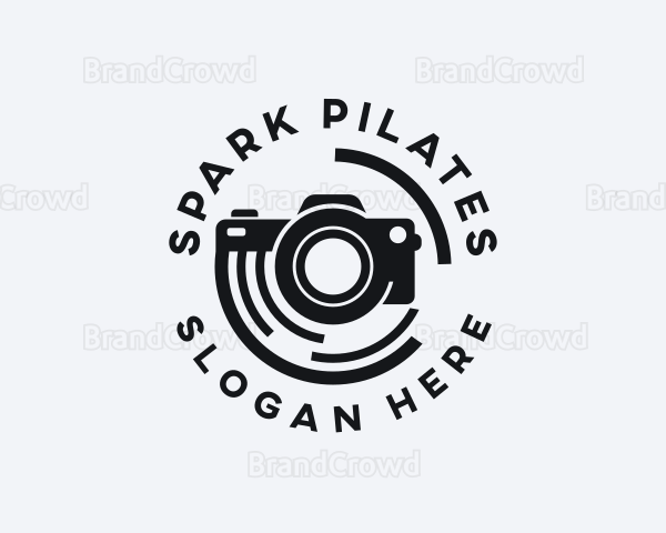 Digital Camera Lens Logo