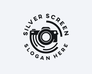 Vlogger - Digital Camera Lens logo design