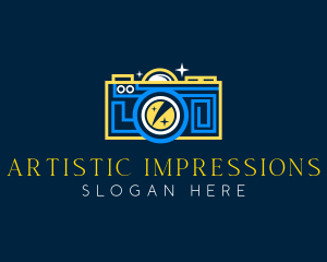 Artistic Multimedia Photography logo design