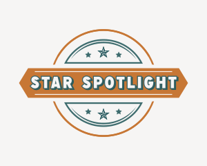 Retro Generic Star logo design