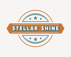 Retro Generic Star logo design