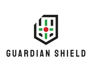 Shield - Modern Cross Shield logo design