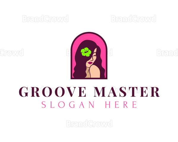 Beauty Floral Woman Logo