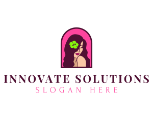 Beauty Floral Woman Logo