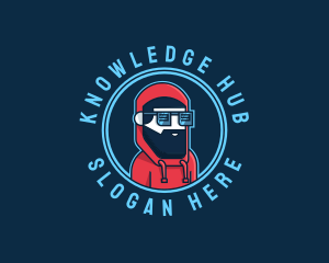 Hoodie Gamer Guy Logo