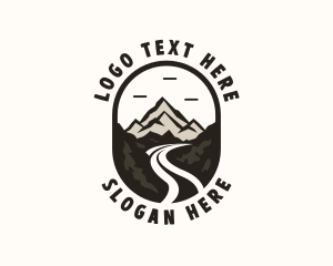 Road Trip - Outdoor Travel Adventure logo design