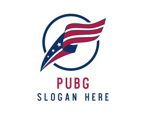 Politician - American National Flag logo design